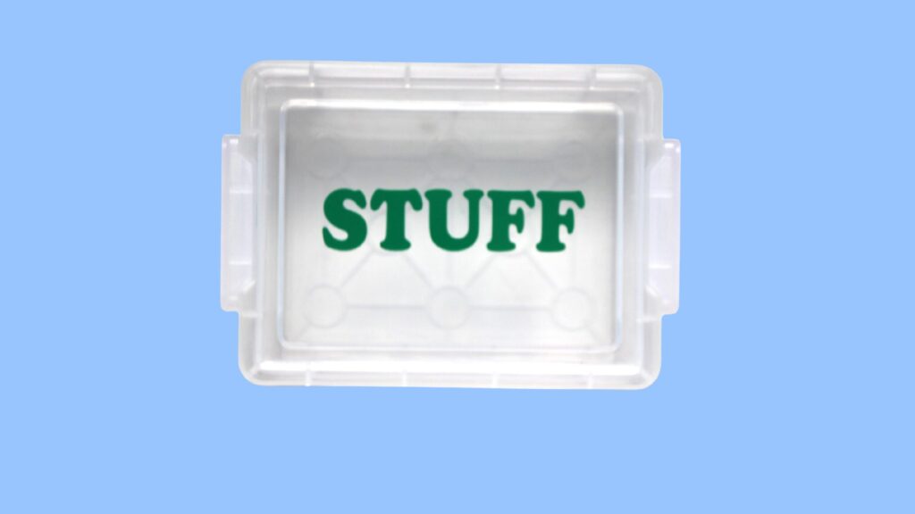 NDLPT Trinket Box- STUFF/ green