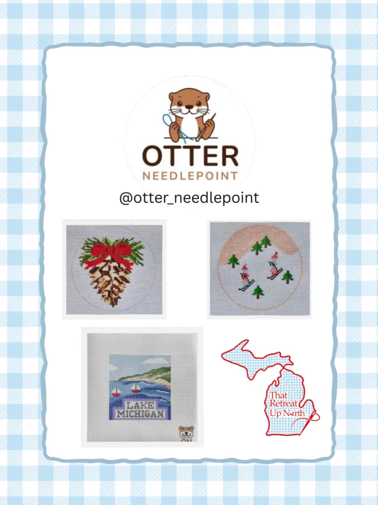 Instagram post from upnorthneedlepoint. This post is in position 3.