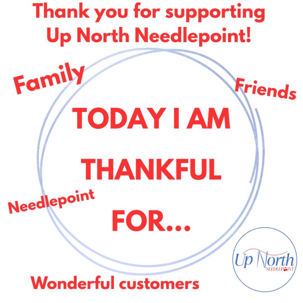 Instagram post from upnorthneedlepoint. This post is in position 3.